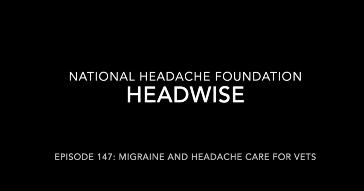 A video about migraine and headache care for vets